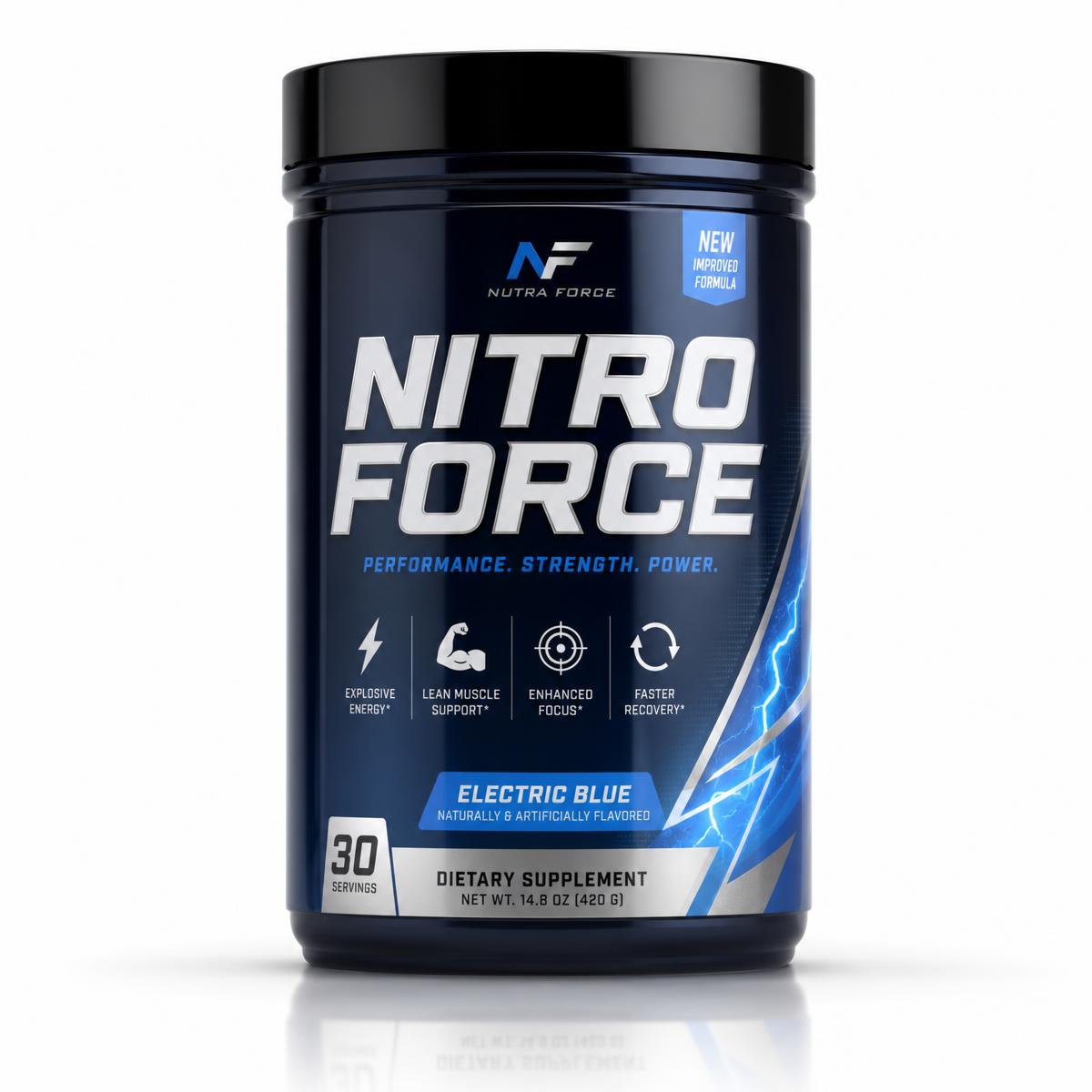Nitro Force NL/BE supplement verpakking voor Nederland en België